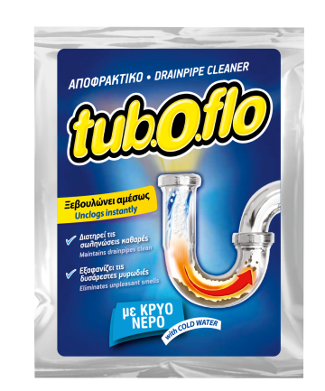 Саше за отпушване на канали Tuboflo за студена вода