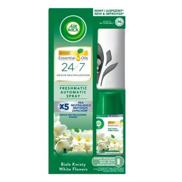 Ароматизатор за стая + пълнител 250мл Air Wick White Flowers