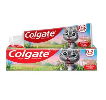 Детска паста за зъби Colgate 0-2г 50мл Ягода