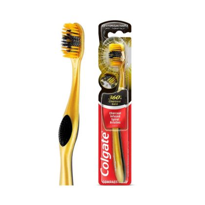 Четка за зъби Colgate 360 Charcoal Gold