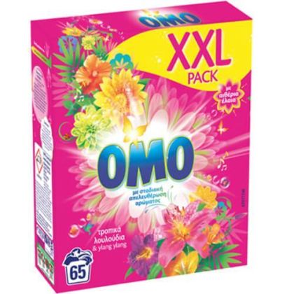 Прах за пране Omo 65пр Тропически цветя