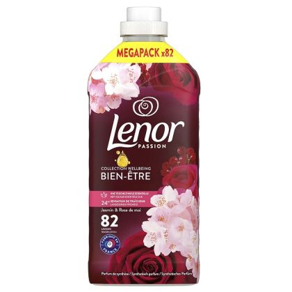 Омекотител Lenor 82пр Жасмин и Роза 1.72л