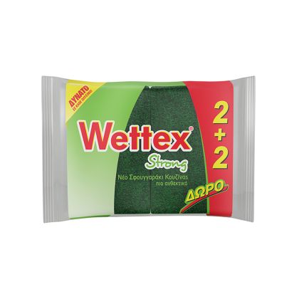 Кухненска гъба 4бр Wettex Strong