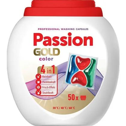 Капсули за пране Passion Gold 50бр за цветни дрехи