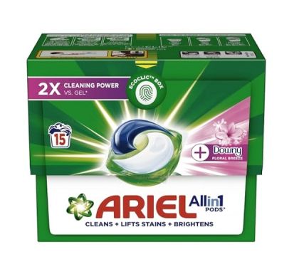 Капсули за пране Ariel Downy Floral Breeze 15бр