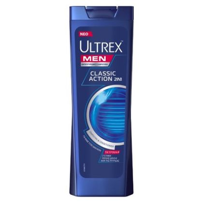 Шампоан против пърхот Ultrex Men Classic Action 2в1 360мл