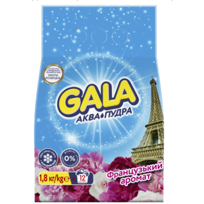 Прах за пране Gala 1.8кг 12пр Универсален