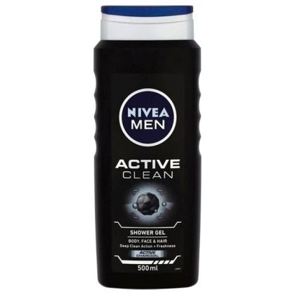 Душ гел Nivea Men 500мл Active Clean