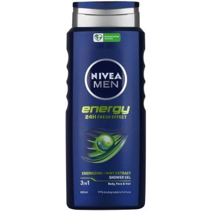 Душ гел Nivea Men 500мл Energy Fresh