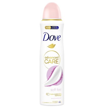 Дезодорант Спрей Dove Advanced Care 150мл Soft Feel