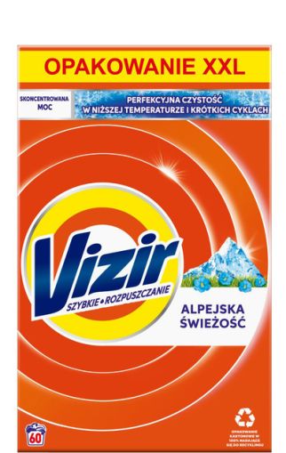 Прах за пране Vizir 60пр 3.3кг Алпин