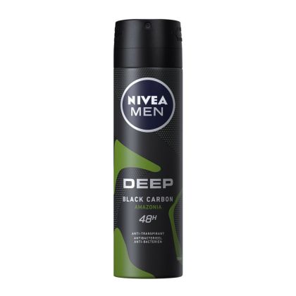Дезодорант Спрей Nivea Men Deep Black Carbon Amazonia 150мл