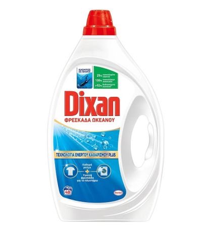 Течна прах Dixan 48пр Океан 2.16л
