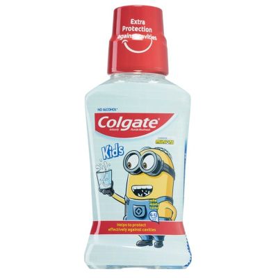 Детска вода за уста Colgate 250мл Миньони