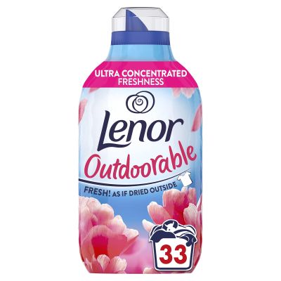 Омекотител Lenor Outdoorable 33пр 462мл Pink Blossom