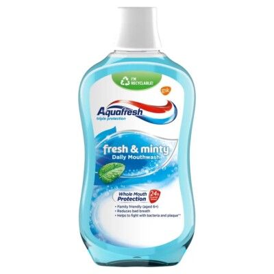 Вода за уста Aquafresh Fresh & Minty 500мл