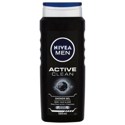 Душ гел Nivea Men 500мл Active Clean