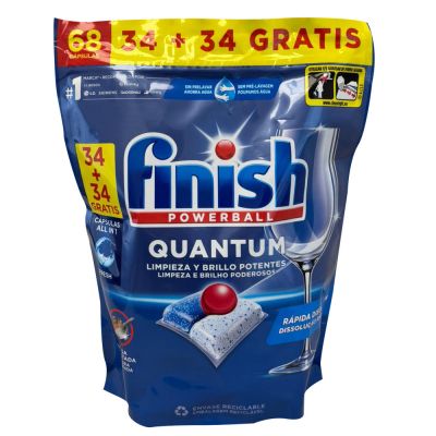 Таблетки за съдомиална Finish Quantum 68бр