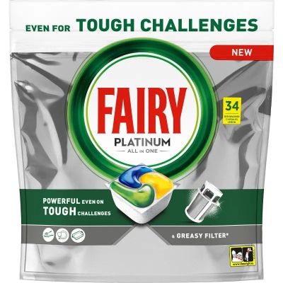 Таблетки за съдомиална Fairy Platinum 34бр