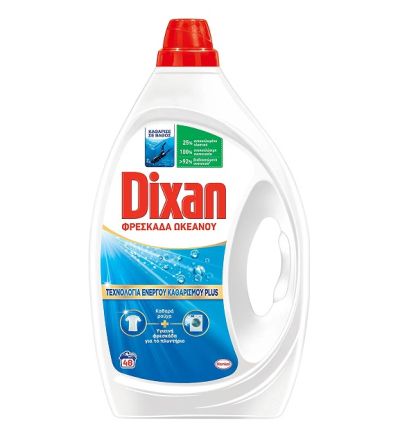 Течна прах Dixan 48пр Океан 2.16л