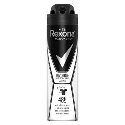 Дезодорант Rexona 150мл Men Invisible Black & White