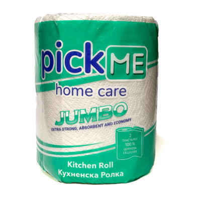 Кухненска хартия PickMe Jumbo 2пл 350гр