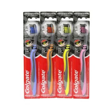 Четка за зъби Colgate Zig Zag Charcoal