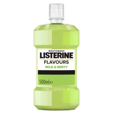 Вода за уста Listerine Fresh Mild & Minty 500мл без алкохол