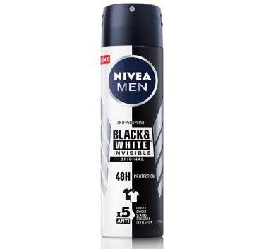 Дезодорант спрей Nivea Men Black & White Invisible 150мл