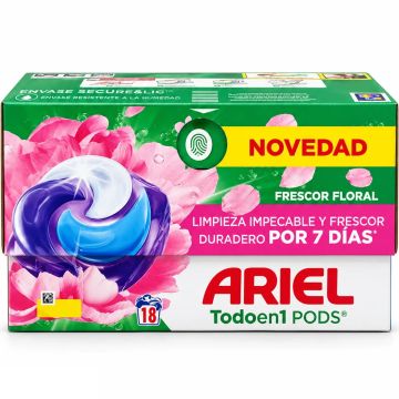 Капсули за пране Ariel 18бр Frescor Floral