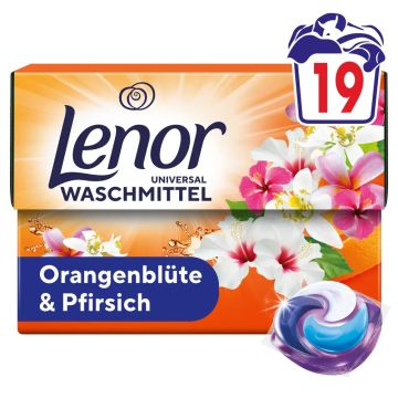 Капсули за пране Lenor 18бр Ориндж блосъм (универсални)