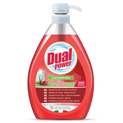 Препарат за съдове с помпа Dual 1л Aloe & Melograno