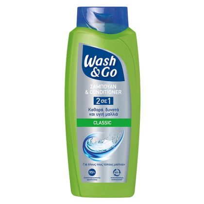 Шампоан и балсам 2в1 Wash & Go 650мл Classic