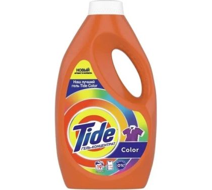 Течна прах Tide 19пр 1.235л за цветни дрехи