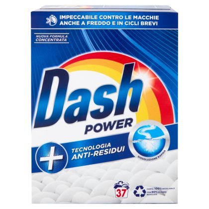 Прах за пране Dash 37пр 1.85кг за бяло