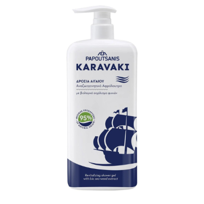 Душ гел Papoutsanis Karavaki 750мл Морски бриз