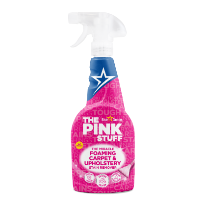 Спрей/пяна за почистване на килими 500мл Star Drops The Pink Stuff
