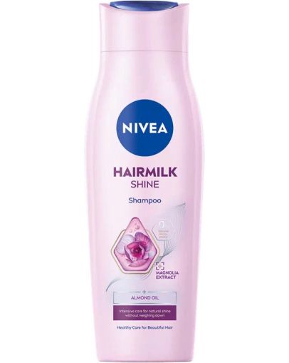 Шампоан Nivea 400мл Hairmilk Shine