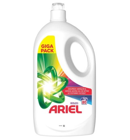 Течна прах Ariel 80пр 3.6л за цветни дрехи