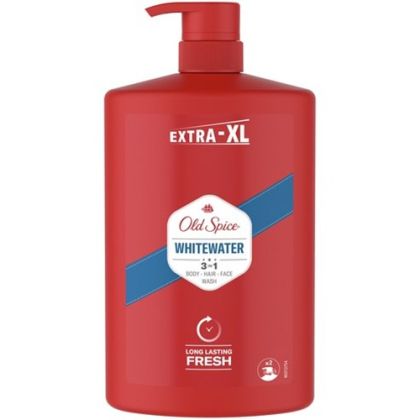 Шампоан и душ гел Old spice 3в1 1л уайт уотър