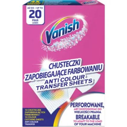 Цветоулавящи кърпи 20бр Vanish