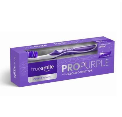 Паста за зъби 100мл + четка TrueSmile ProPurple Colour Corrector