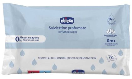 Мокри кърпи с 97% вода Chicco Family 72бр