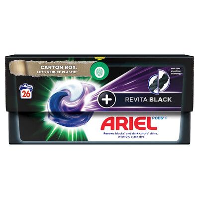 Капсули за пране Ariel Revita Black 26бр за черни дрехи