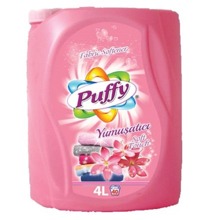 Омекотител Puffy 4л 40пр розов
