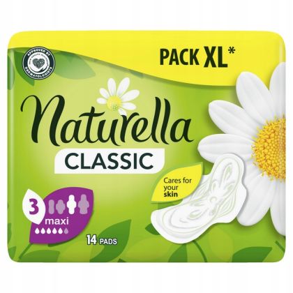 Дамски превръзки Naturella Classic 3 Макси 14бр