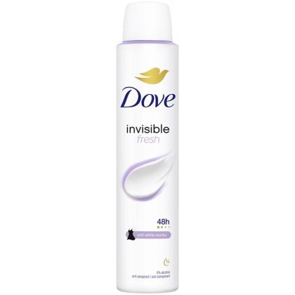 Дезодорант спрей Dove 200мл Invisible Fresh