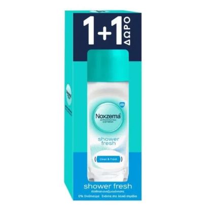 Рол он против изпотяване Noxzema 1+1 Shower Fresh