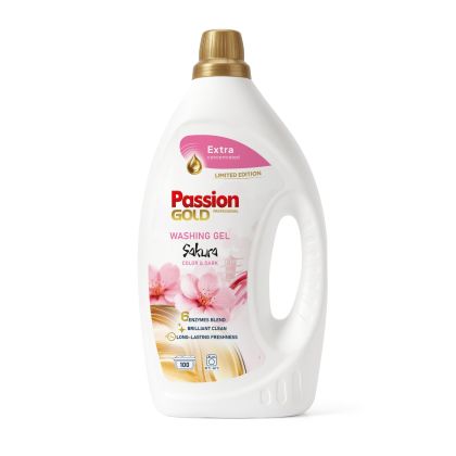 Течна прах с омекотител Passion Gold 100пр Sakura