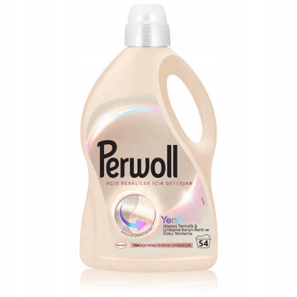 Течна прах Perwoll 54пр за бяло 2.97л